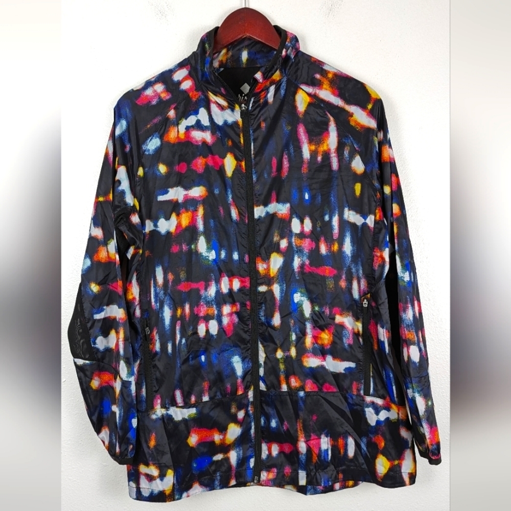 Lularoe Rise Determination Athletic Lightweight Zip Up Jacket Women's Medium